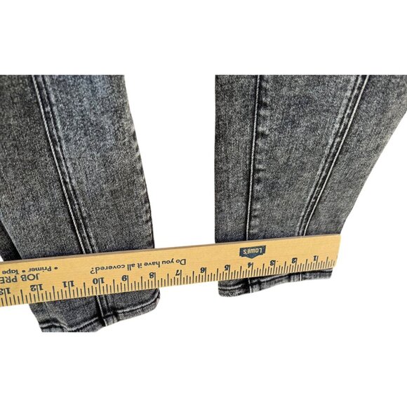 Mother The Seamed Swooner Skimp Jeans Size 29 Black Denim USA - Picture 13 of 16